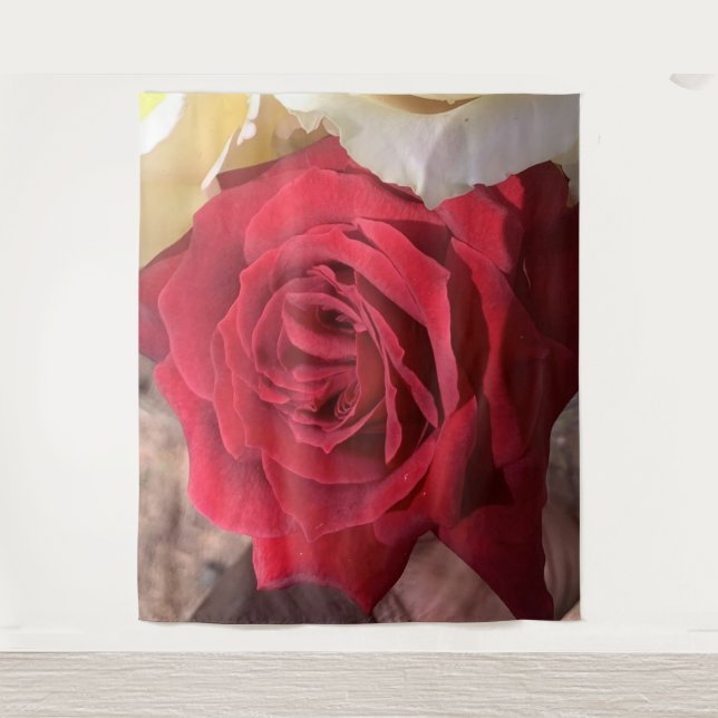 Tapete De Parede Linda Rosa vermelha da África (Frente)