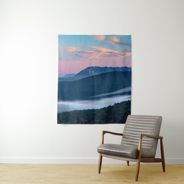 Tapete De Parede Lindo vista do sol sobre Nanos de Šilentabor, S (In Situ)