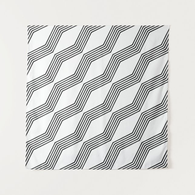 Tapete De Parede Line diagonal stripe angular (Frente)