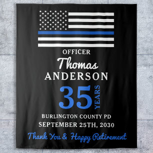 Tapete De Parede Linha Azul Fino Personalizada da Reforma Policial