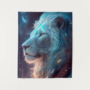 Tapete De Parede Lion Animal Portrait Painting Willife Outdoor