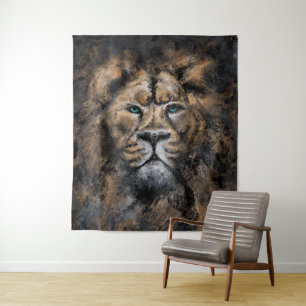 Tapete De Parede Lion King - Arte de Pintura de Abstrato
