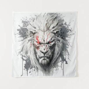 Tapete De Parede Lion Retrait Animal Painting Willife Outdoor