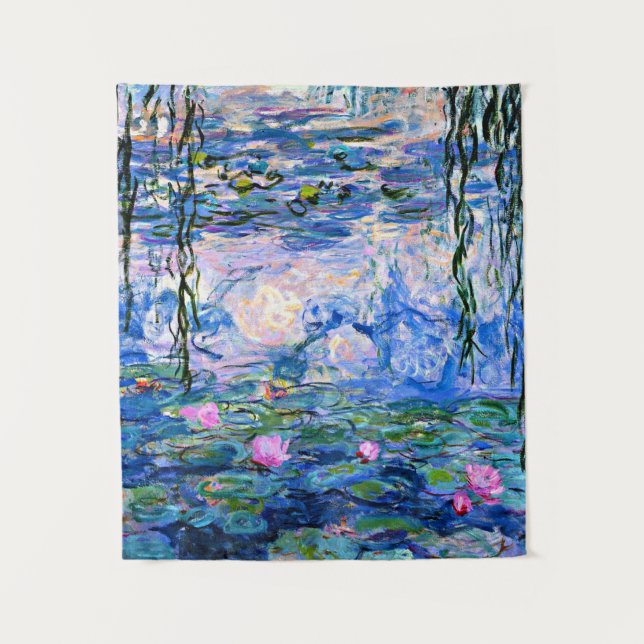Tapete De Parede Lírios d'água, pintura de Claude Monet em 1919 (Frente)