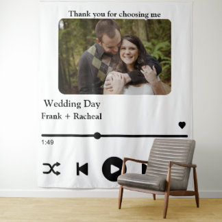 Tapete De Parede Lista de reprodução de música personalizada com fo