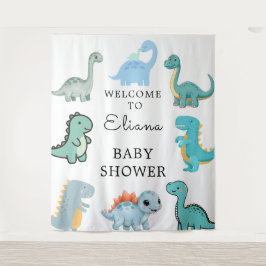 Tapete De Parede Little Dinosaur Cute Baby Shower