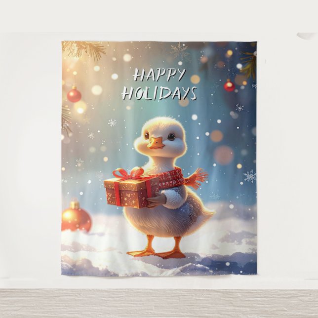 Tapete De Parede Little Duck Holiday Backdrop (Frente)