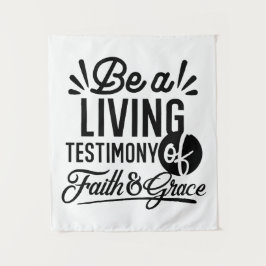 Tapete De Parede Living Testimony Bible Quote Christian Motivation