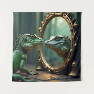 Tapete De Parede Lizard e Crocodilo Mirror Encontram