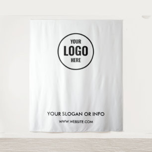 Tapete De Parede Logotipo comercial Fundo de fotos brancas profis