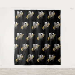 Tapete De Parede Logotipo Comercial Profissional em Promoção Preta