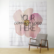 Logotipo da Empresa Fundo para Feira Comercial Mad