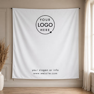 Tapete De Parede Logotipo Empresarial   Fundo Branco Profissional p