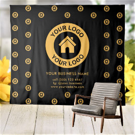 Tapete De Parede Logotipo Personalizado da Empresa Evento Empresari