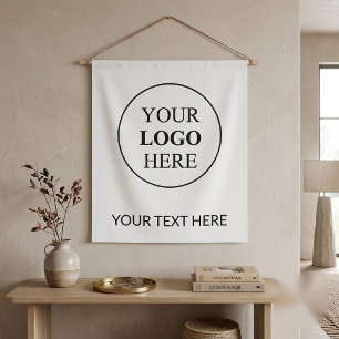 Tapete De Parede Logotipo Promocional Personalizado – Sem Pedido Mí