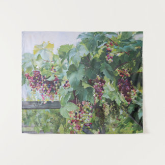 Tapete De Parede Loire Valley Vineyard – French Grape Painting