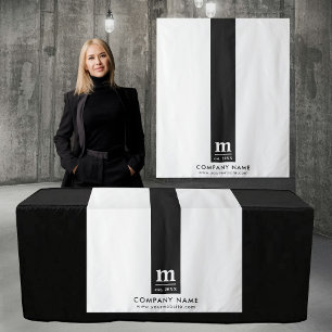 Tapete De Parede Lona de mesa com banner para loja Pop Up e logotip