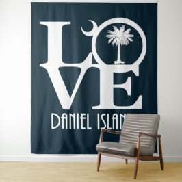 Tapete De Parede LOVE Daniel Island Carolina do Sul