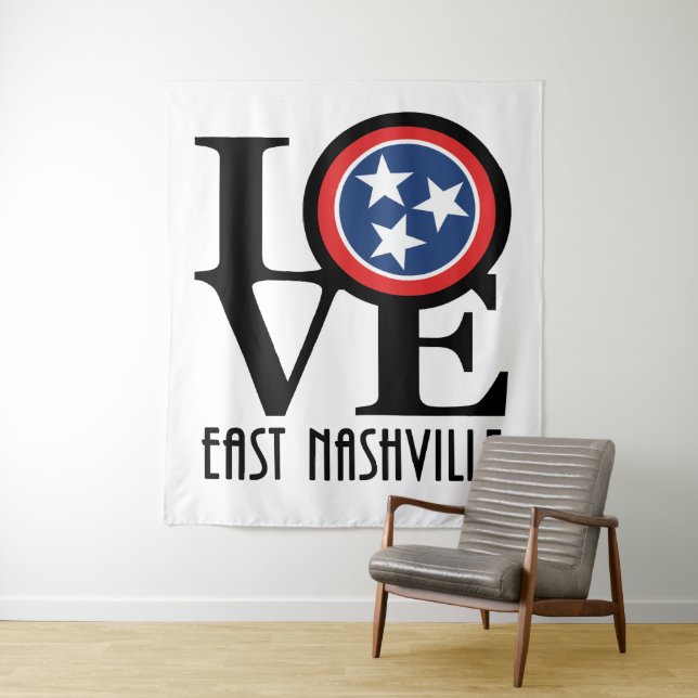 Tapete De Parede LOVE East Nashville (In Situ)