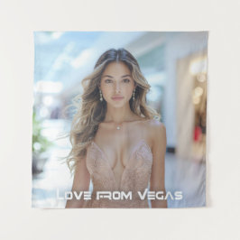 TAPETE DE PAREDE LOVE FROM VEGAS