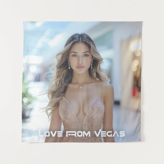 TAPETE DE PAREDE LOVE FROM VEGAS (Frente)