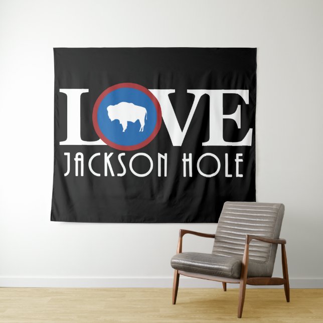Tapete De Parede LOVE Jackson Hole Wyoming (In Situ (Horizontal))
