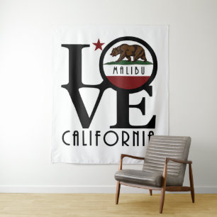 Tapete De Parede LOVE Malibu California