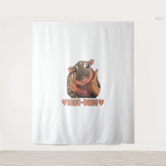 Tapete De Parede Love Moo Deng T-Shirt