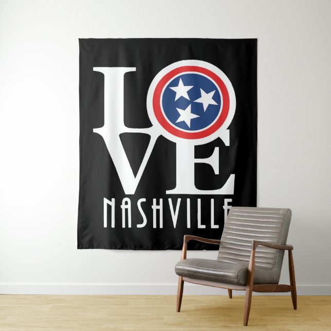 Tapete De Parede LOVE Nashville (texto em branco) (In Situ)
