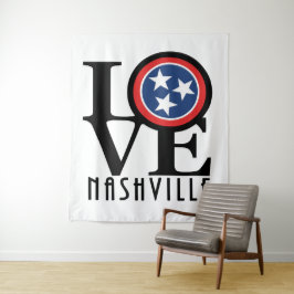 Tapete De Parede LOVE Nashville (texto negro)