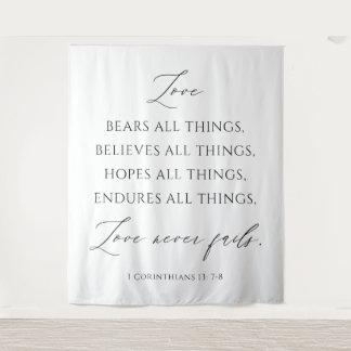 Tapete De Parede Love Never Fails Wedding Tapestry Backdrop