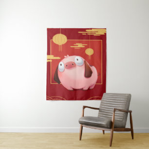Tapete De Parede Lover De Pig_Pig