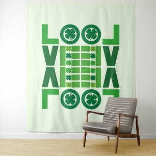 Tapete De Parede Lucky Shamrock Love