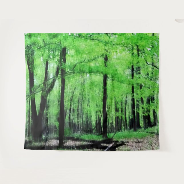 Tapete De Parede Lush Green Woods (Frente (Horizontal))