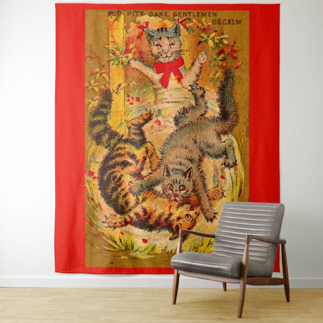 Tapete De Parede luta de gatos (In Situ)