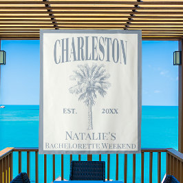 Tapete De Parede Luxe Palm Trees Charleston Bachelorette Costeira