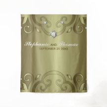 Luxo Elegante Antigo Vitoriano Dourado Casamento