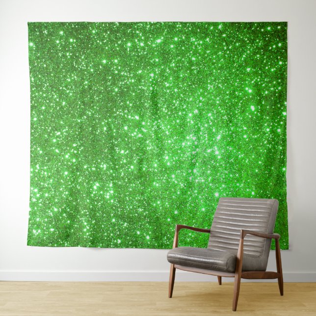 Tapete De Parede Luxo Verde Dourado Brilho (In Situ (Horizontal))