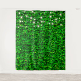 Tapete De Parede Luzes de Fadas de Parede Verde para Fundo de Festa