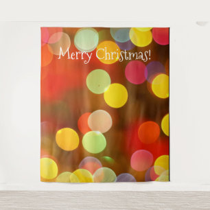 Tapete De Parede Luzes de Natal Bokeh Fundo Moderno para Cabine de