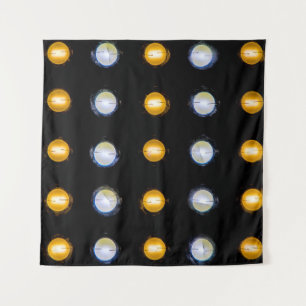 Tapete De Parede Luzes LED, fundo de abstrato de encerramento.