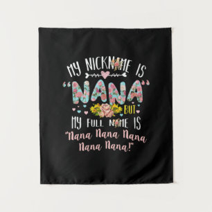 Tapete De Parede Mãe Arte   Meu Apelido É Nana Aniversário