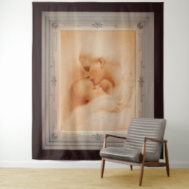 Tapete De Parede Mãe beijando seu bebê por Charles Gates Sheldon
