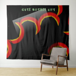 Tapete De Parede MÃE DECOR_Room_CUTE GIFT_BLACK_RMDESIGNFLO55