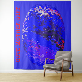 Tapete De Parede MÃE DECOR_Room_CUTE GIFT_IMG_BLUE_RMDESIGNFLO55