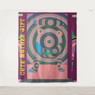 Tapete De Parede MÃE DECOR_Room_CUTE GIFT_PINK_RMDESIGNFLO55