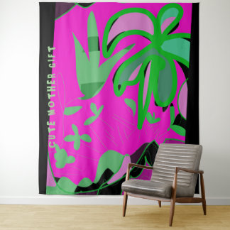 Tapete De Parede MÃE DECOR_Room_CUTE GIFT_PINK_RMDESIGNFLO55