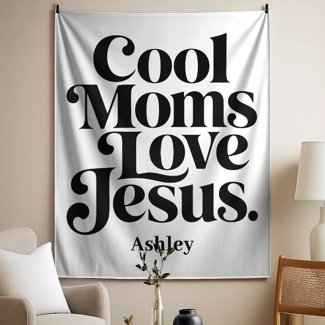 Tapete De Parede Mães Legais Amam Jesus (Criador carregado)
