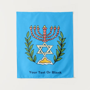 Tapete De Parede Magen Persa David Menorah