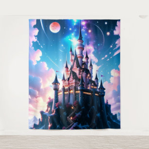 Tapete De Parede Magia Fantasy Castle Wall Art